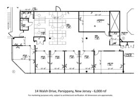 14 Walsh Dr, Parsippany, NJ for lease Site Plan- Image 1 of 1