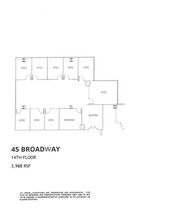 45 Broadway, New York, NY for lease Floor Plan- Image 1 of 1