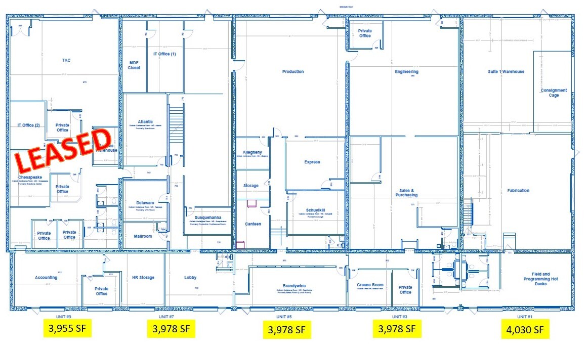 208 Carter Dr, West Chester, PA for lease Floor Plan- Image 1 of 1