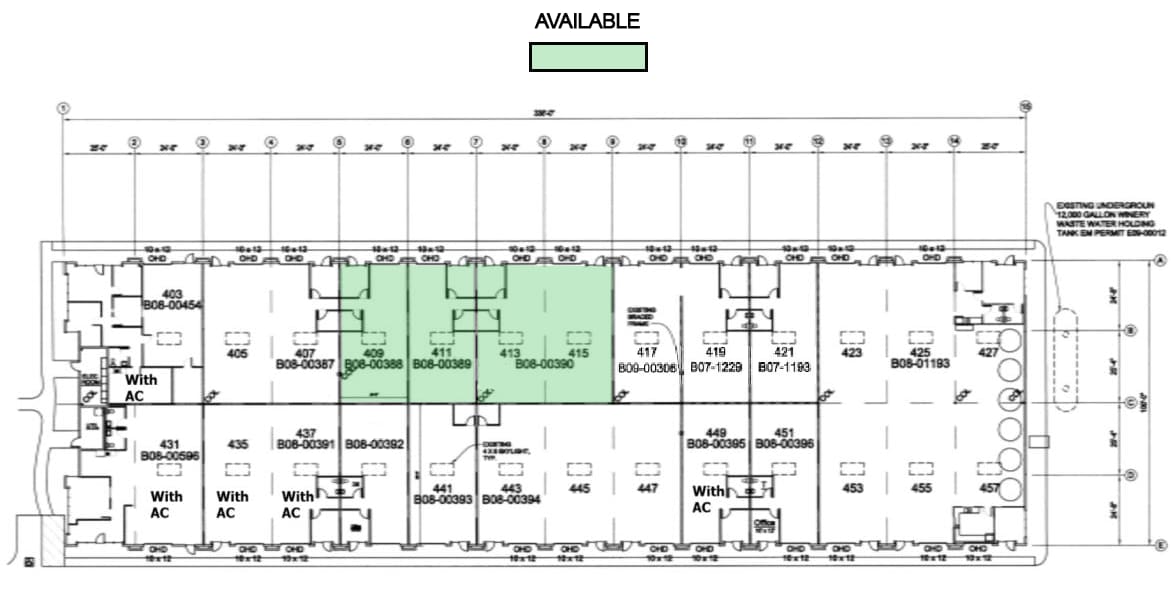 401-457 Gateway Rd, Napa, CA for lease Floor Plan- Image 1 of 1