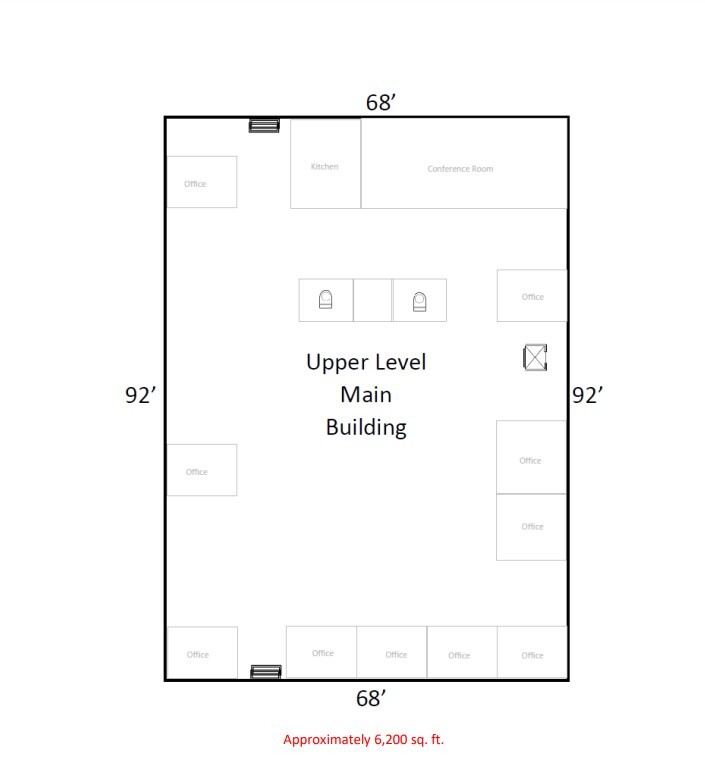 100 W Antietam St, Hagerstown, MD for lease Floor Plan- Image 1 of 7