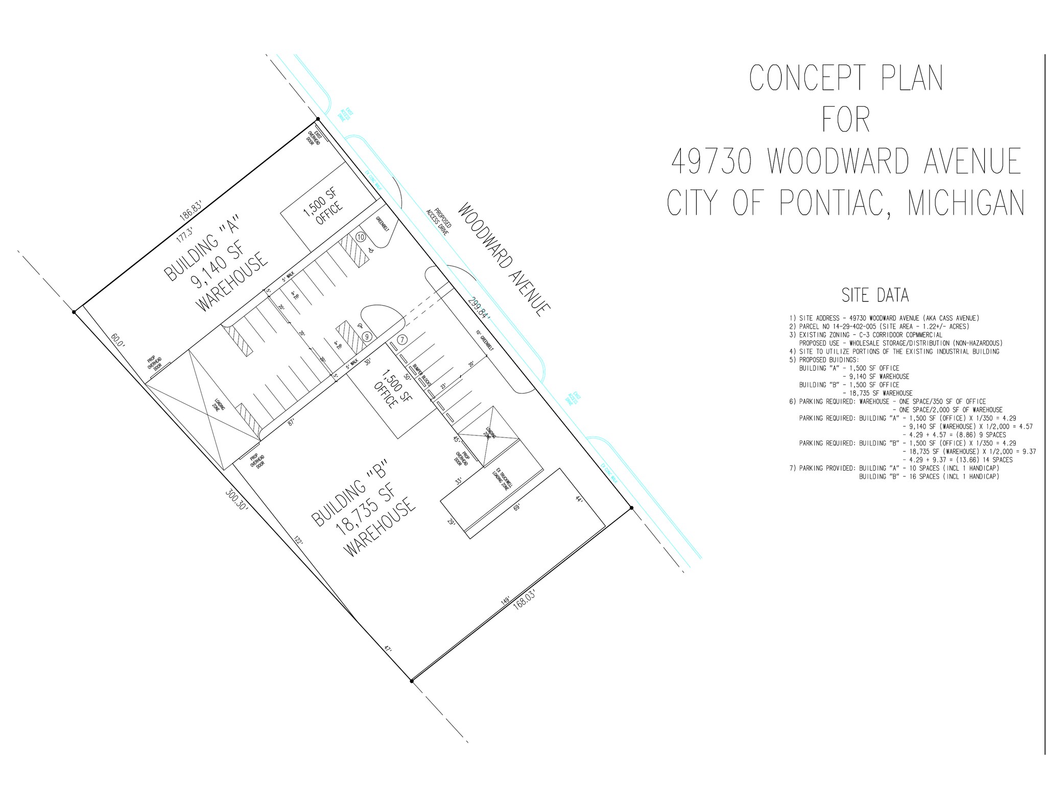 49732 Woodward Ave, Pontiac, MI for sale Building Photo- Image 1 of 1