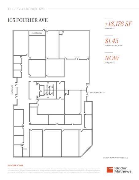 105-117 Fourier Ave portfolio of 2 properties for sale on LoopNet.com - Floor Plan - Image 3 of 4