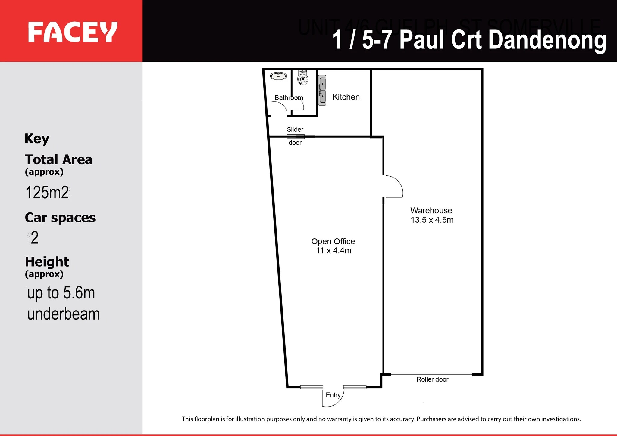 5-7 Paul Ct, Dandenong for lease Floor Plan- Image 1 of 9