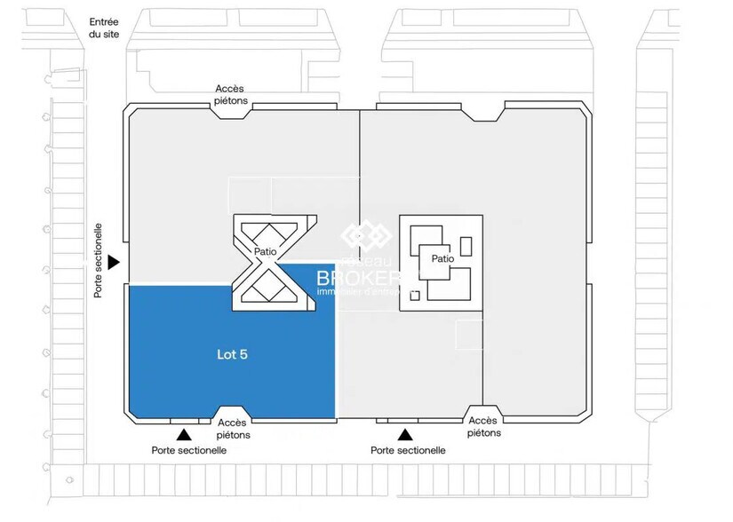 Office in Villebon-sur-Yvette for lease - Site Plan - Image 3 of 3