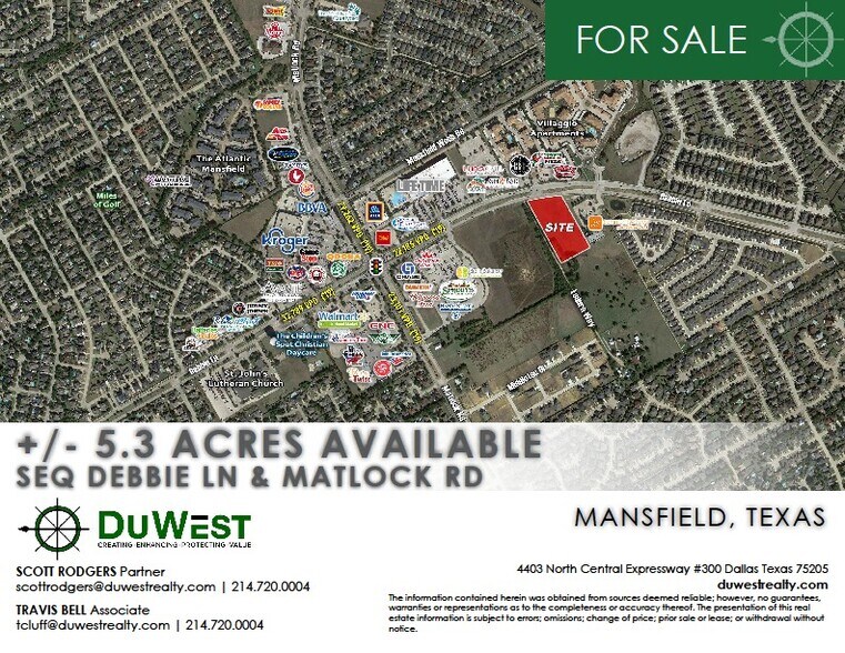 Matlock Rd & Debbie Ln, Mansfield, TX 76063 Mansfield Marketplace Pad