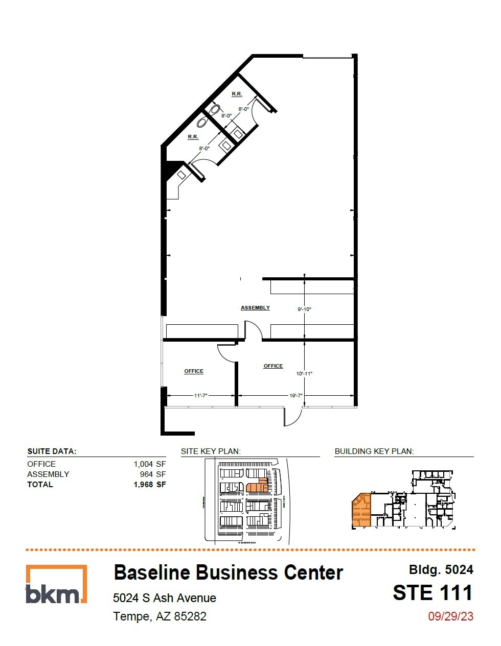 5024 S Ash Ave, Tempe, AZ for lease Floor Plan- Image 1 of 1