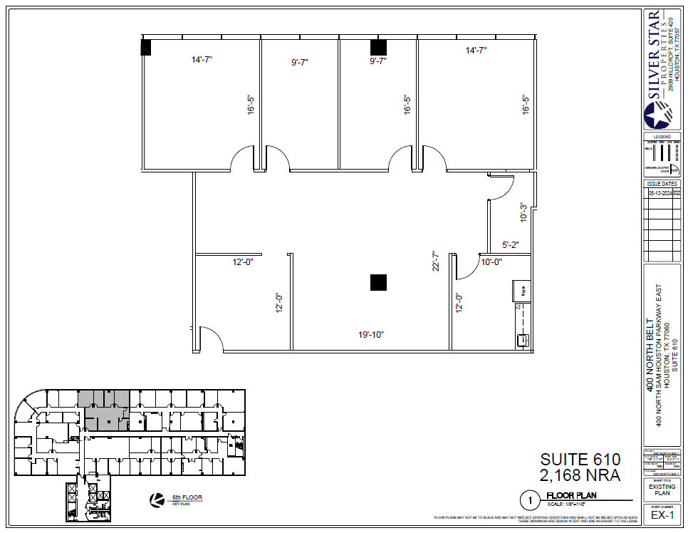 400 N Sam Houston Pky E, Houston, TX for lease Floor Plan- Image 1 of 1