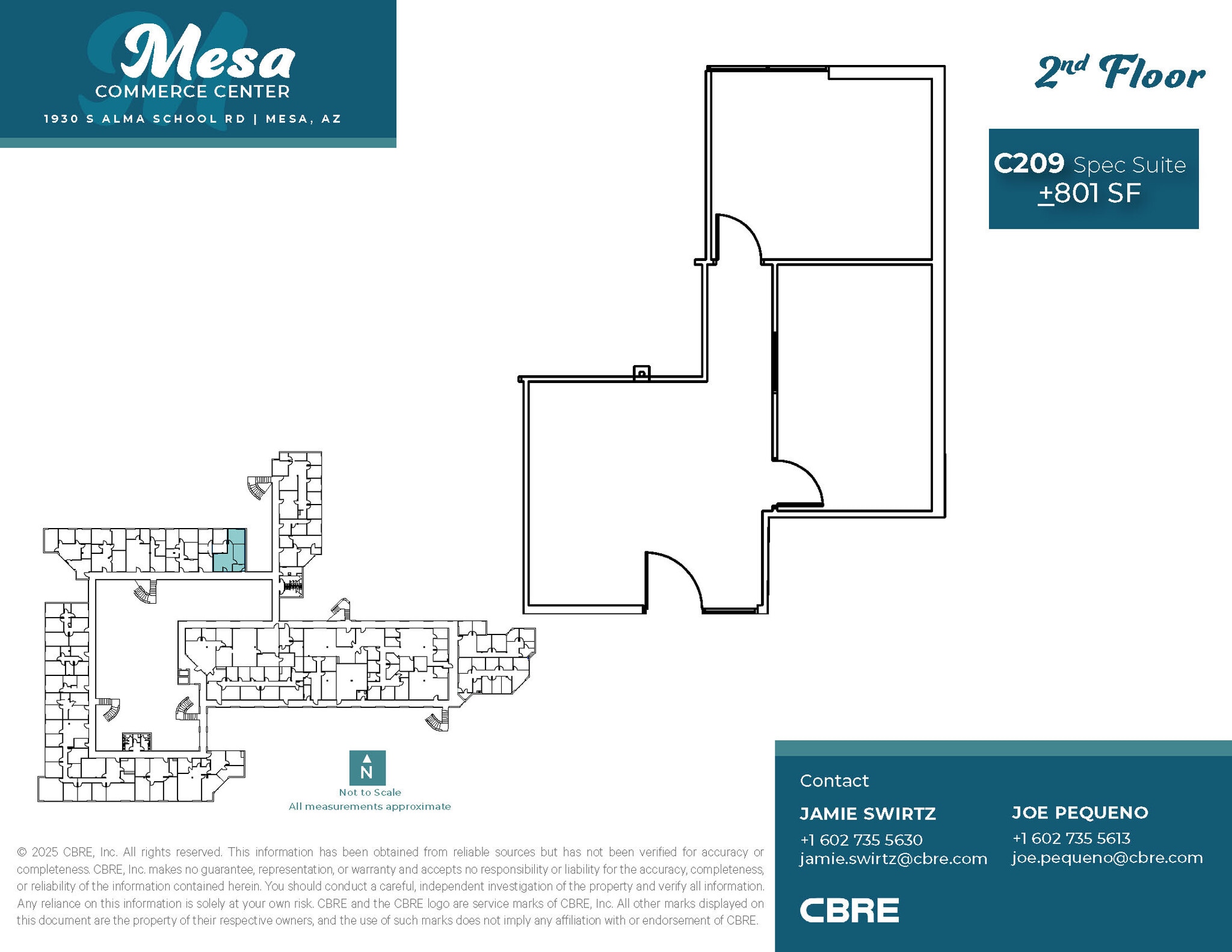 1930 S Alma School Rd, Mesa, AZ for lease Floor Plan- Image 1 of 6