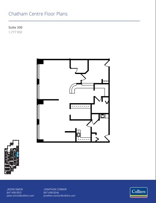 1901 N Roselle Rd, Schaumburg, IL for lease Floor Plan- Image 1 of 2