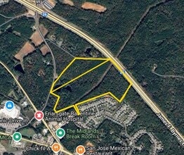 1424 Shady Grove Rd, Irmo, SC - AERIAL  map view