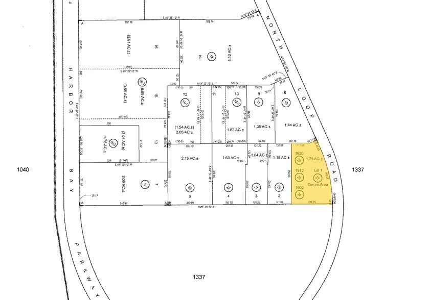1900-1920 N Loop Rd, Alameda, CA for sale - Plat Map - Image 1 of 1