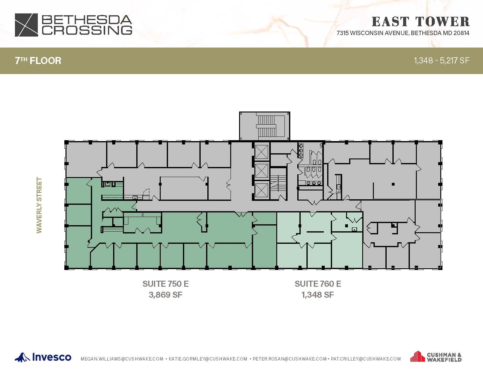 7315 Wisconsin Ave, Bethesda, MD for lease Floor Plan- Image 1 of 1