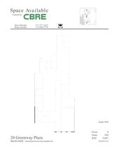 20 Greenway Plz, Houston, TX for lease Site Plan- Image 1 of 1