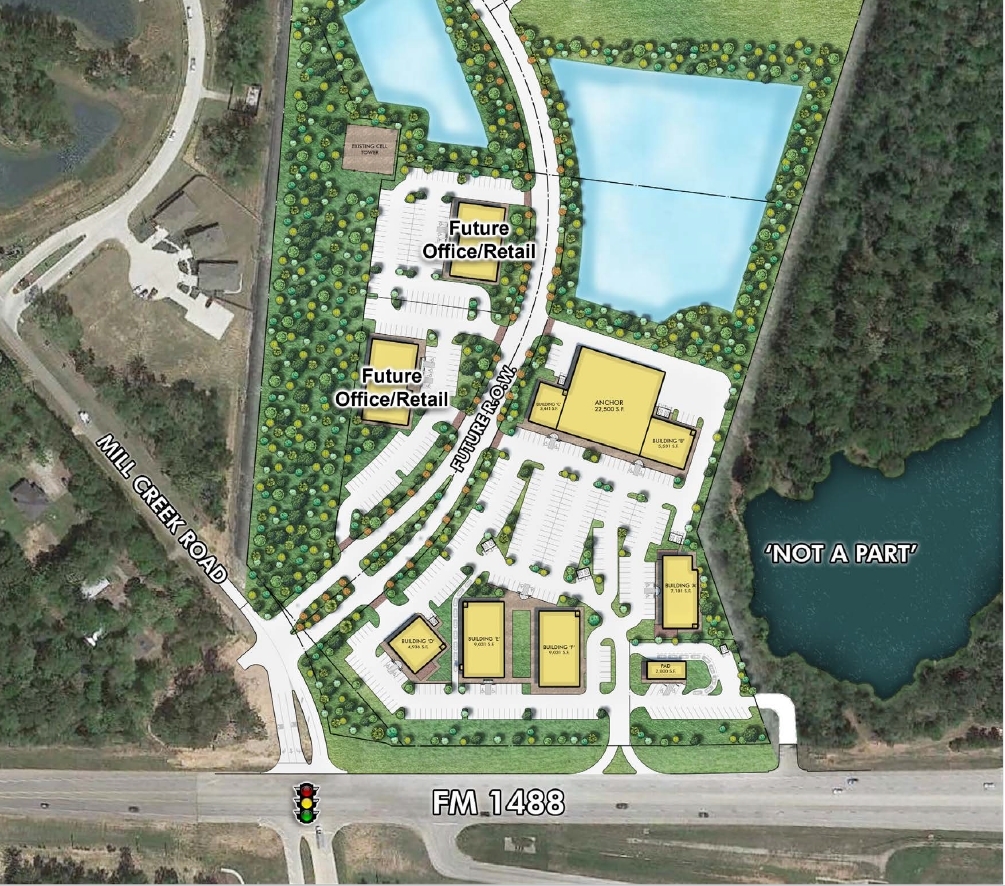 00 Mill Creek Rd, Magnolia, TX for lease Site Plan- Image 1 of 1