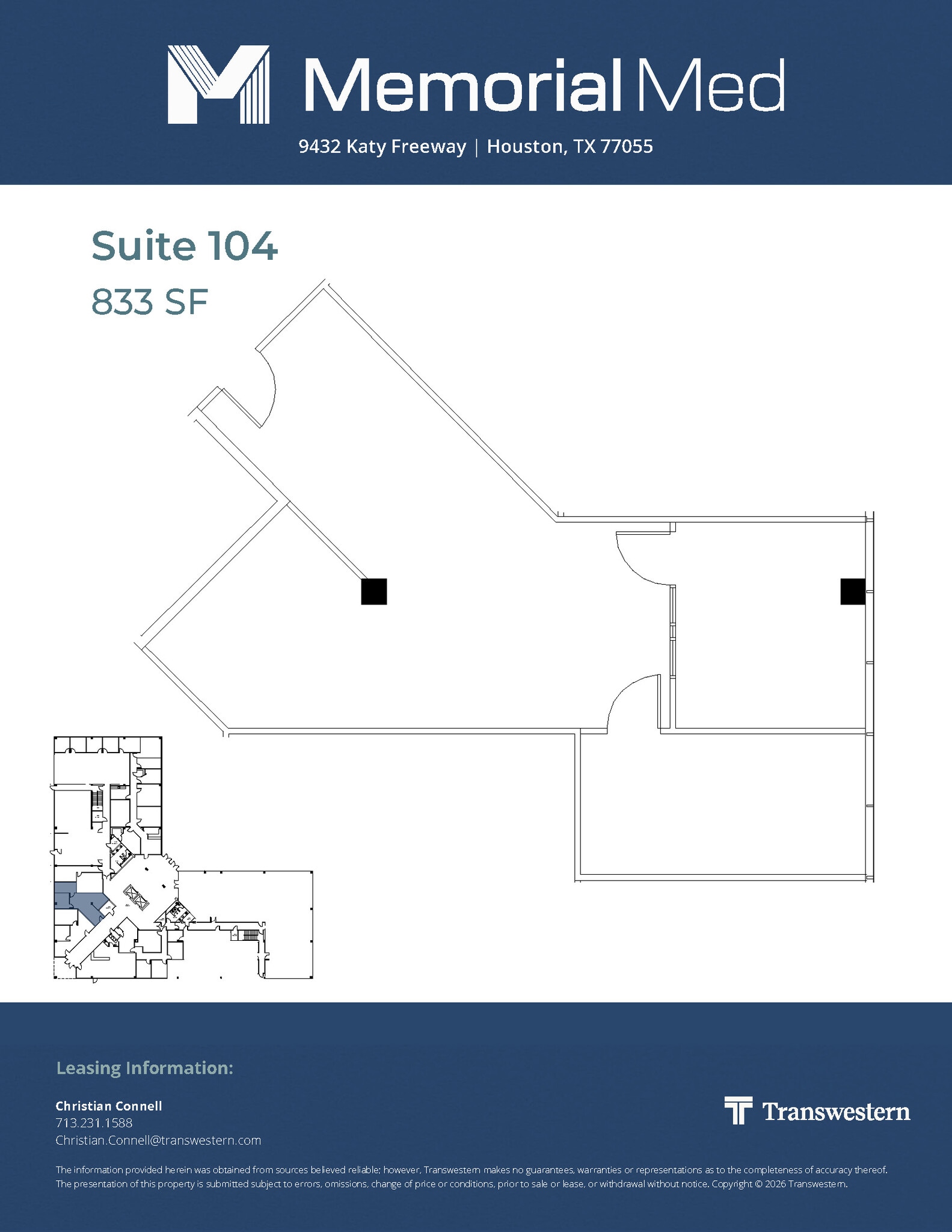 9432 Katy Fwy, Houston, TX for lease Floor Plan- Image 1 of 1