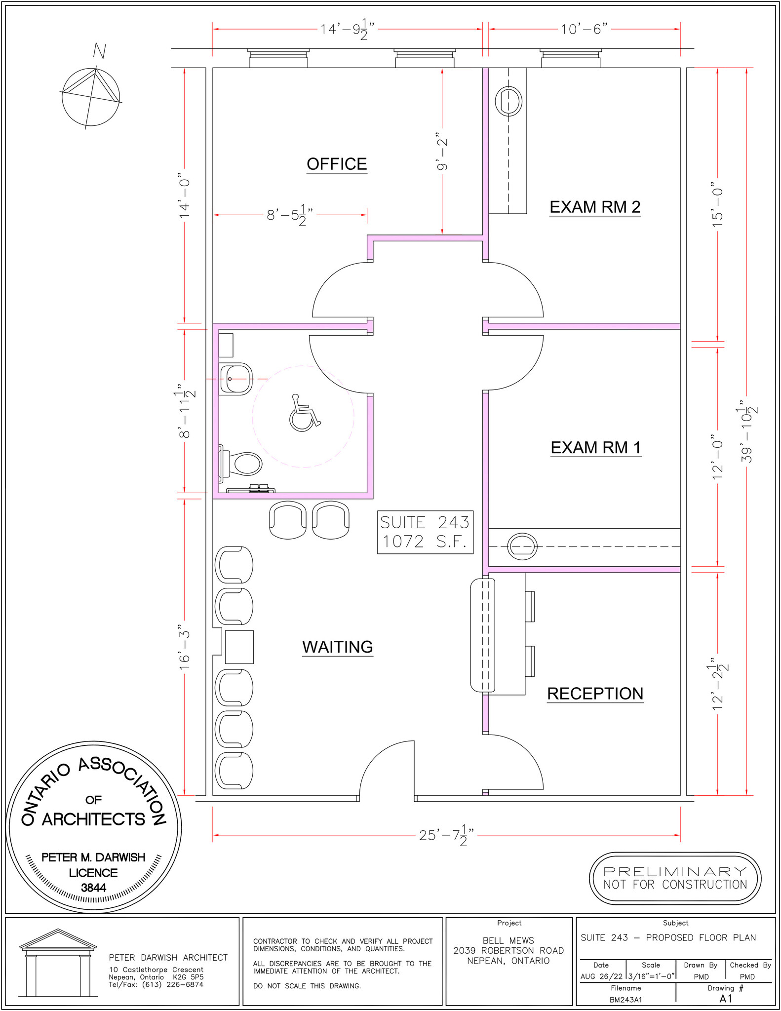 2039 Robertson Rd, Ottawa, ON for lease Floor Plan- Image 1 of 8