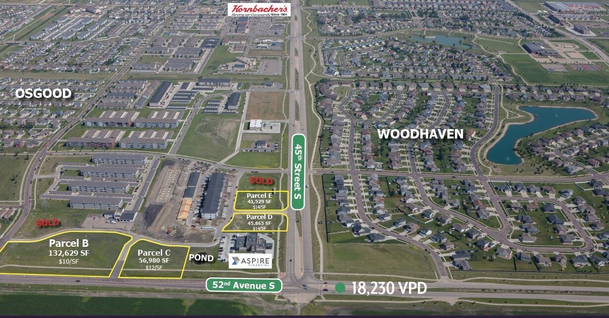 45th St S & 52nd Ave S, Fargo, ND for sale Primary Photo- Image 1 of 1