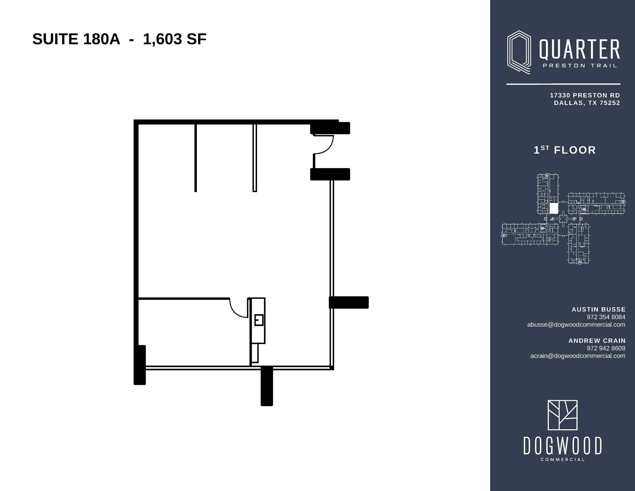 17330 Preston Rd, Dallas, TX for lease Floor Plan- Image 1 of 1