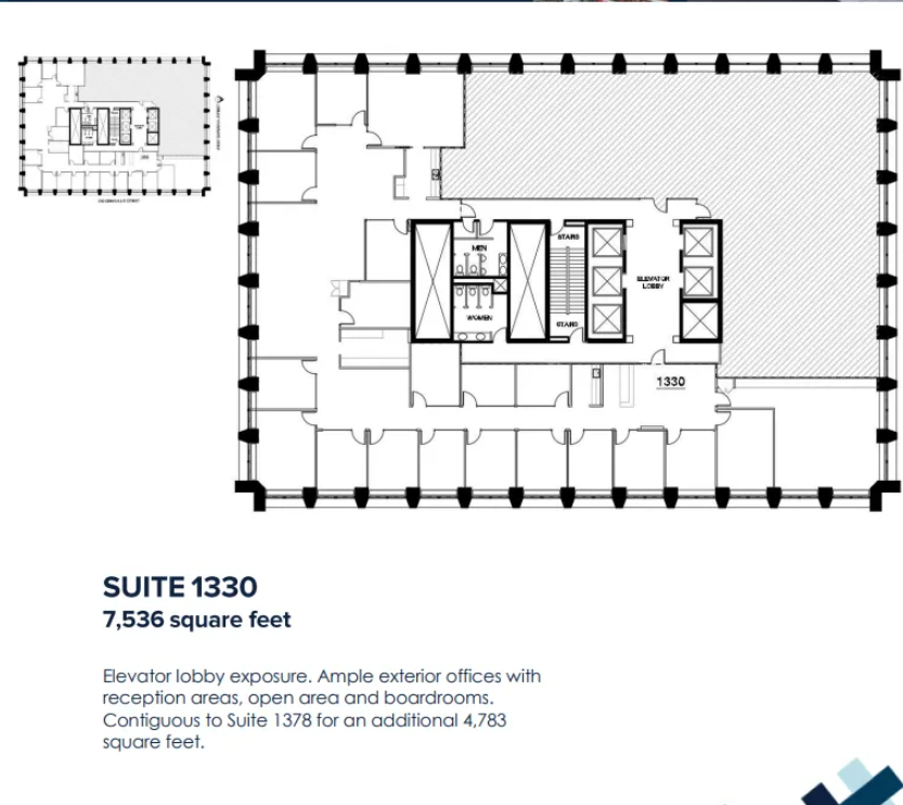 200 Granville St, Vancouver, BC for lease Floor Plan- Image 1 of 1