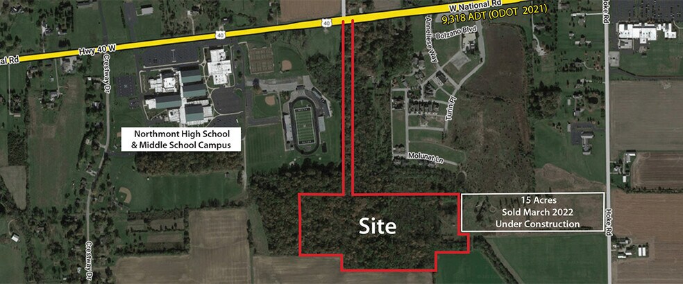 National (US 40) Rd, Clayton, OH for sale - Site Plan - Image 1 of 5