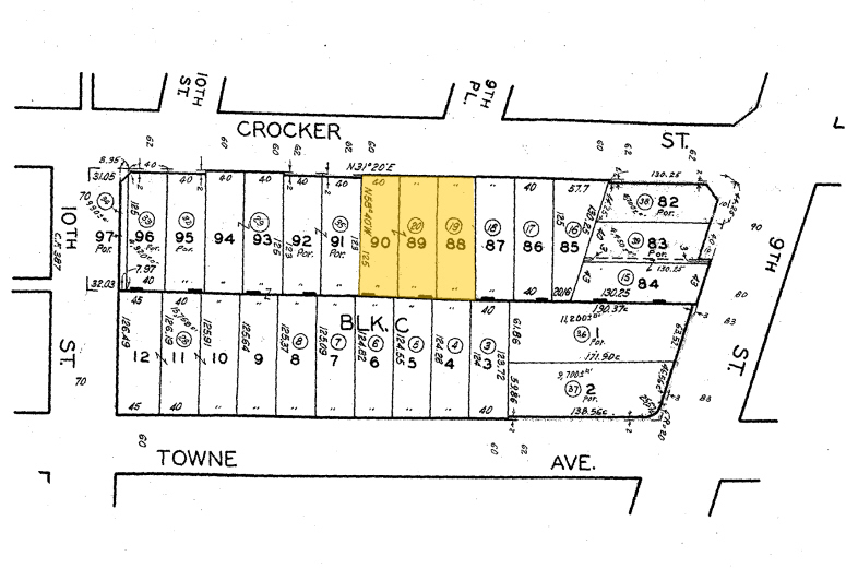 926 Crocker St, Los Angeles, CA for lease - Plat Map - Image 2 of 11