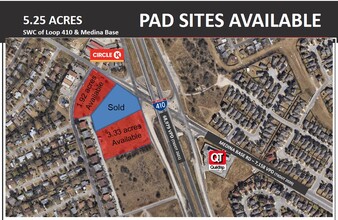 SW Loop 410, San Antonio, TX - aerial  map view