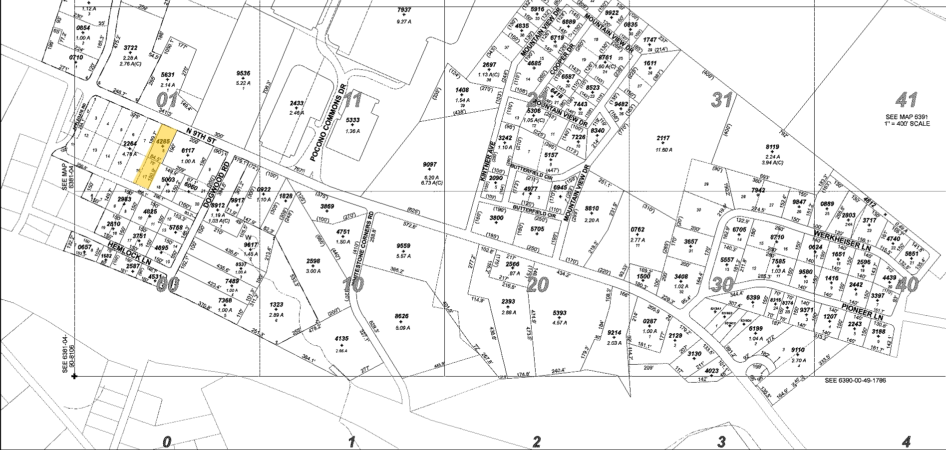 1547 N 9th St, Stroudsburg, PA for sale Plat Map- Image 1 of 1