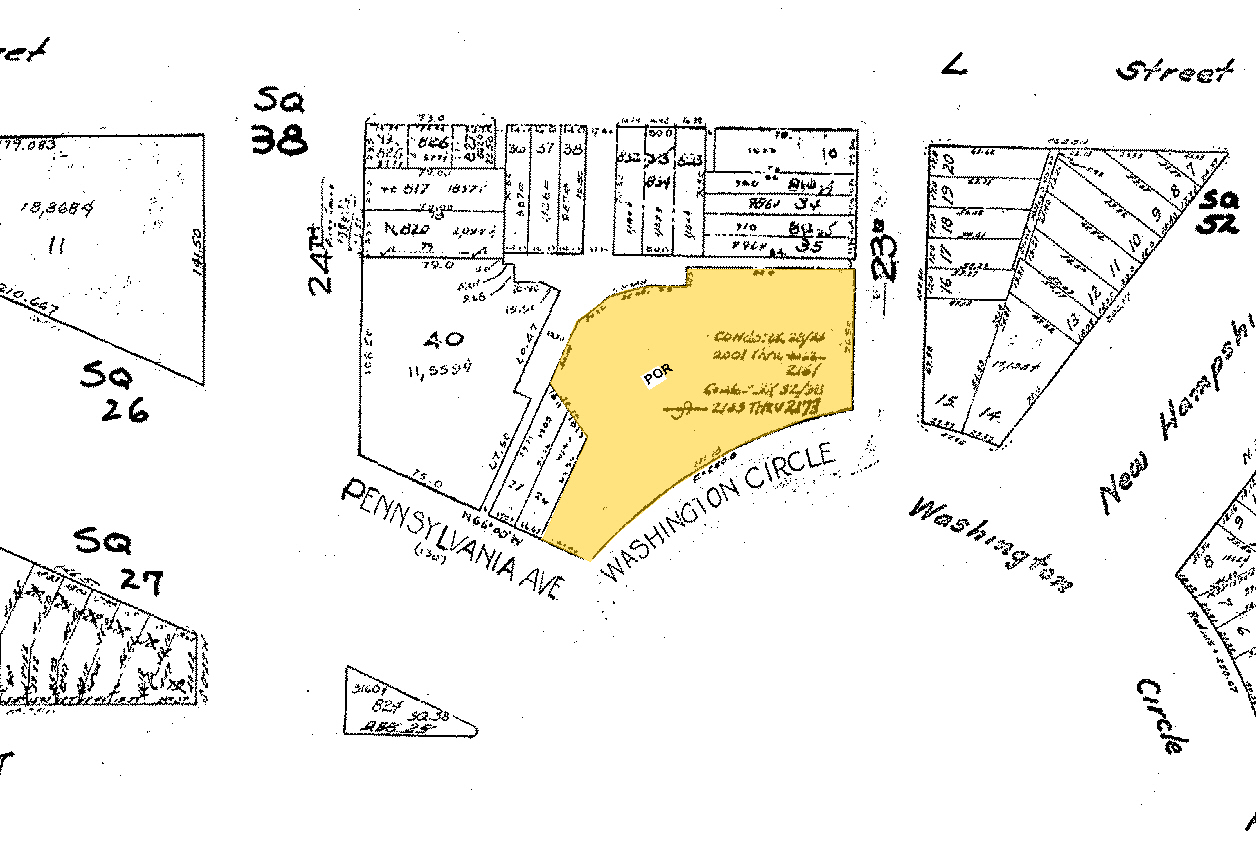 3 Washington Cir NW, Washington, DC for lease Plat Map- Image 1 of 2