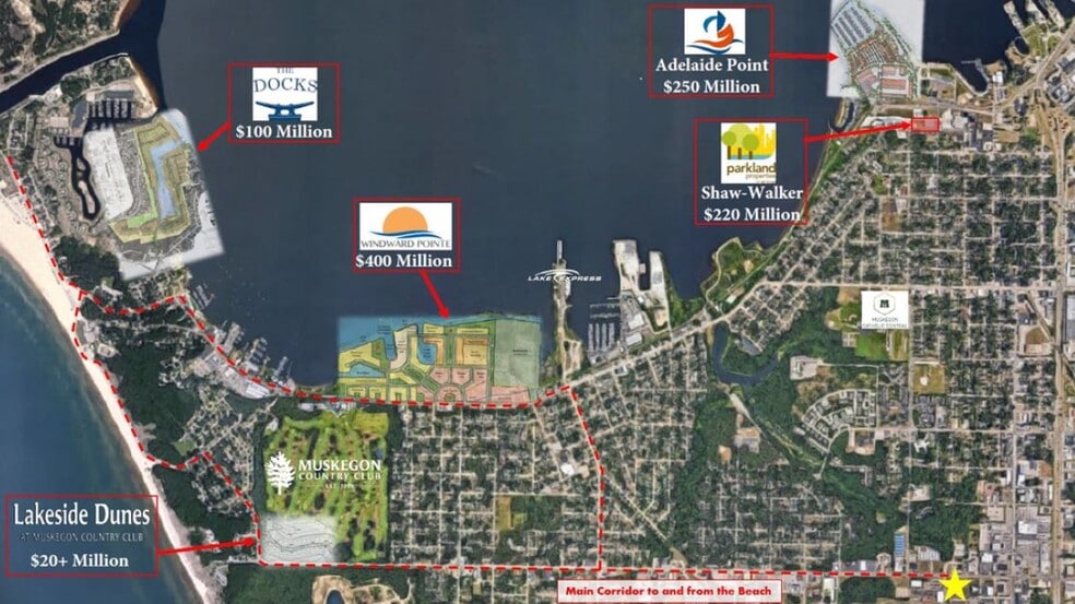 W Sherman Blvd, Muskegon, MI for sale - Building Photo - Image 2 of 4