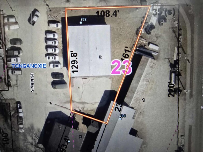 704 E 4th St, Tonganoxie, KS for sale - Plat Map - Image 3 of 4