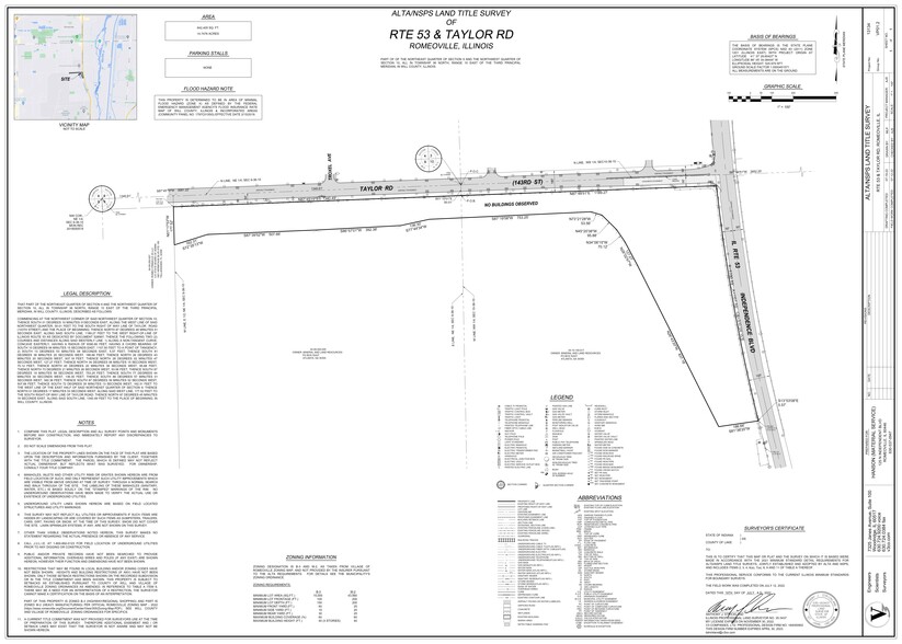 Romeoville, Romeoville, IL for sale - Site Plan - Image 2 of 2