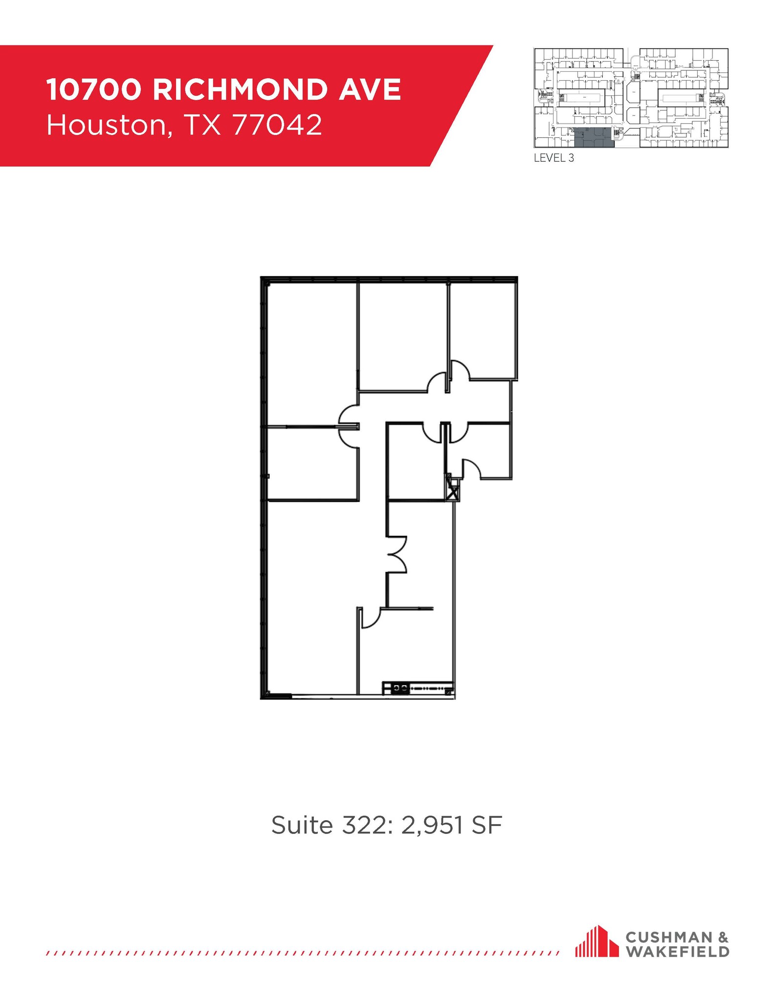 10700 Richmond Ave, Houston, TX for lease Floor Plan- Image 1 of 1