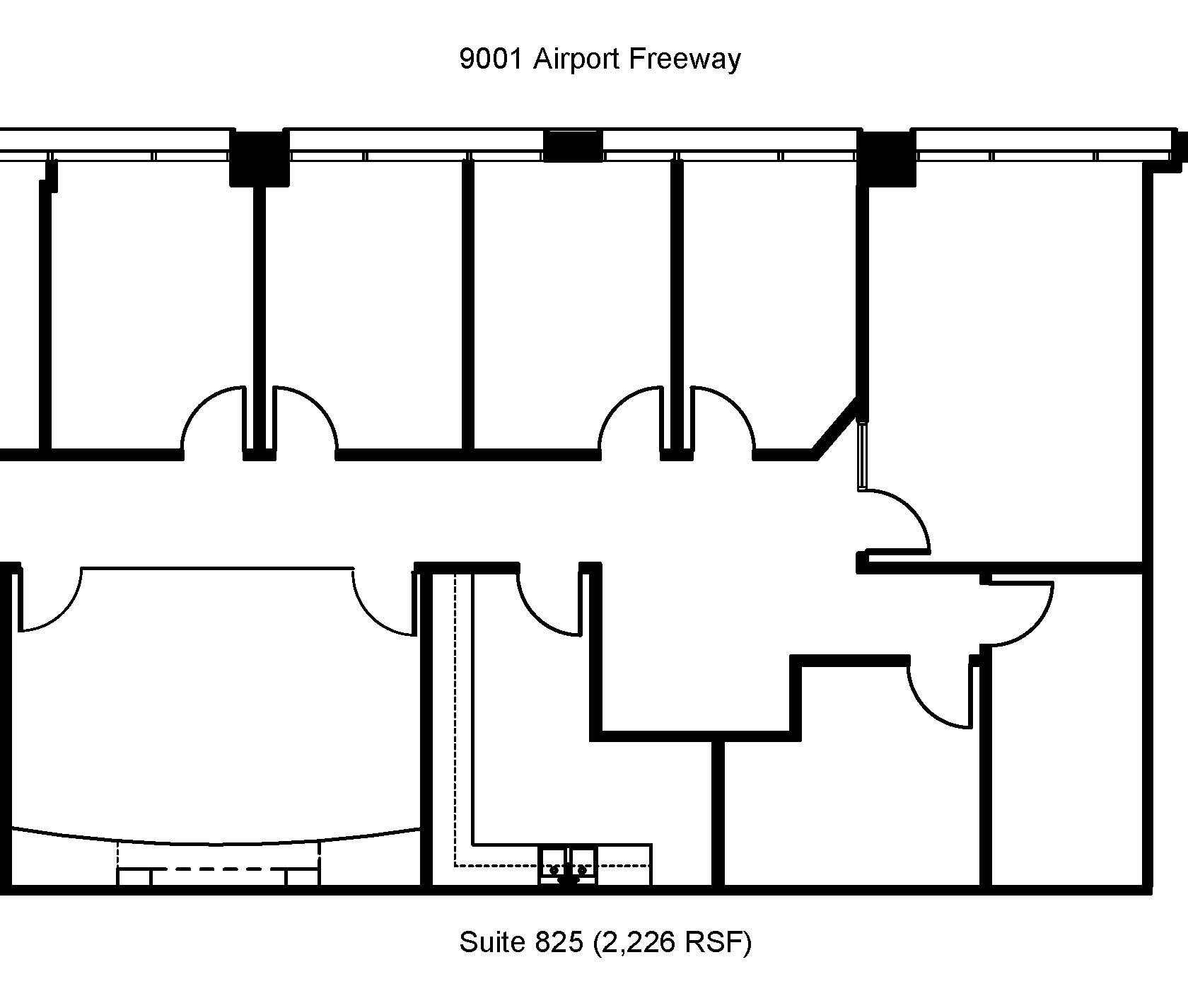 9001-9003 Airport Fwy, North Richland Hills, TX for lease Floor Plan- Image 1 of 1