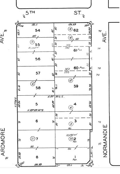541 Normandie Ave, Los Angeles, CA for sale - Plat Map - Image 3 of 25