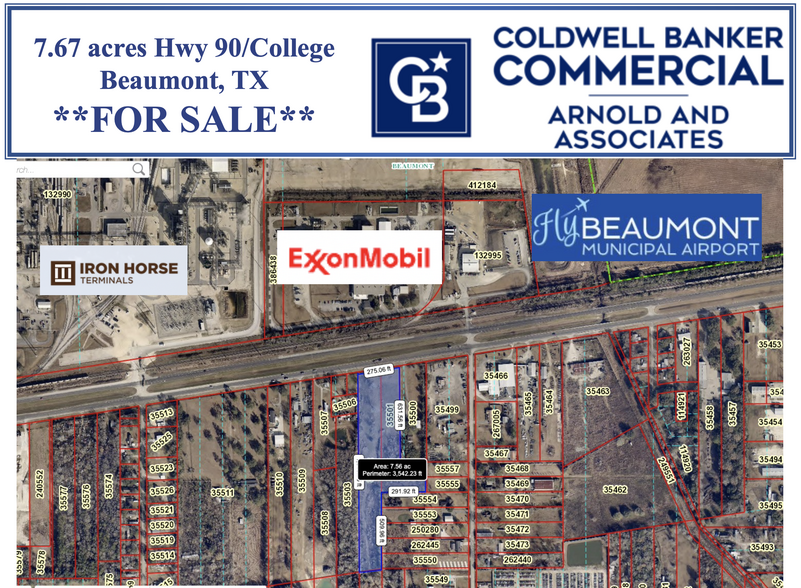 TBD  7.67 Acres Hwy 90 hwy, Beaumont, TX for sale - Primary Photo - Image 1 of 1