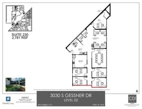 3030 S Gessner Rd, Houston, TX for lease Floor Plan- Image 1 of 1