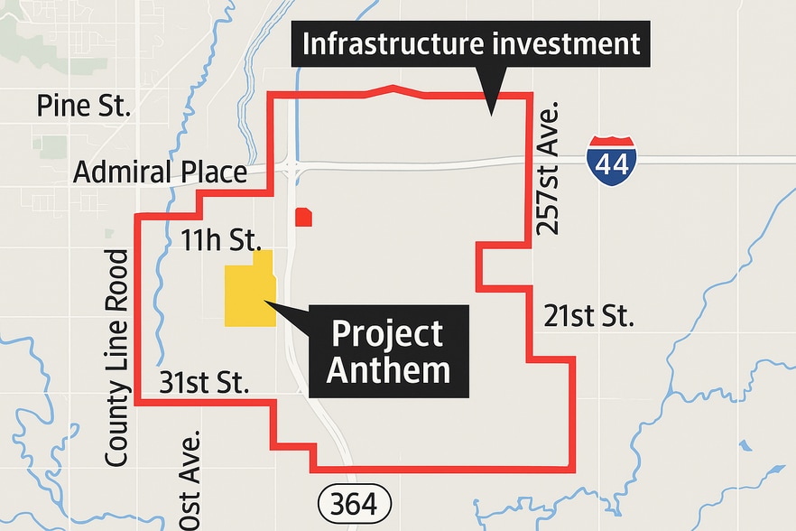 Creek Tpke, Catoosa, OK for sale - Site Plan - Image 2 of 3