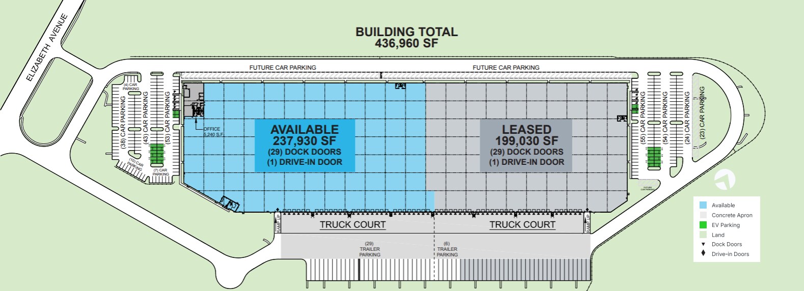 395 Elizabeth Ave, Somerset, NJ for lease Site Plan- Image 1 of 1