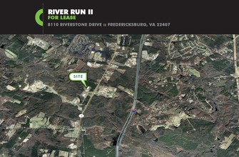 8110 River Stone Dr, Fredericksburg, VA - aerial  map view