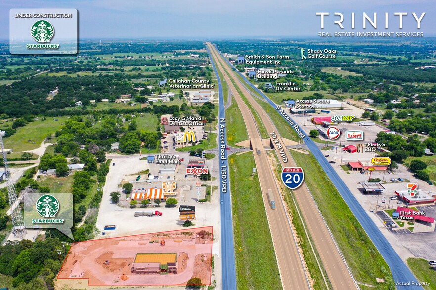 1550 N Access Rd, Clyde, TX 79510 2023 New Development Starbucks