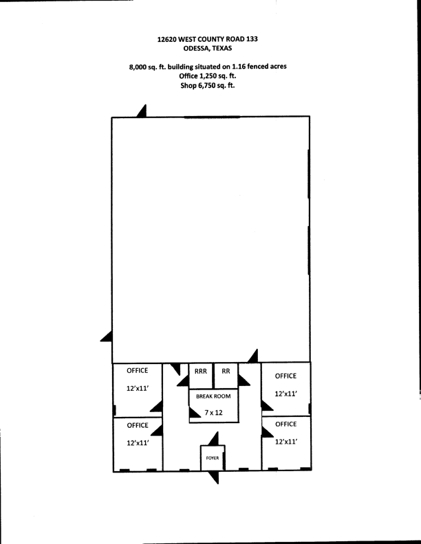 12620 W County Road 133, Odessa, TX for lease Floor Plan- Image 1 of 1