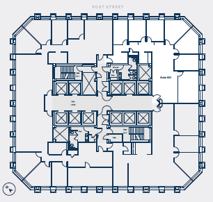 1 Post St, San Francisco, CA for lease Floor Plan- Image 1 of 1