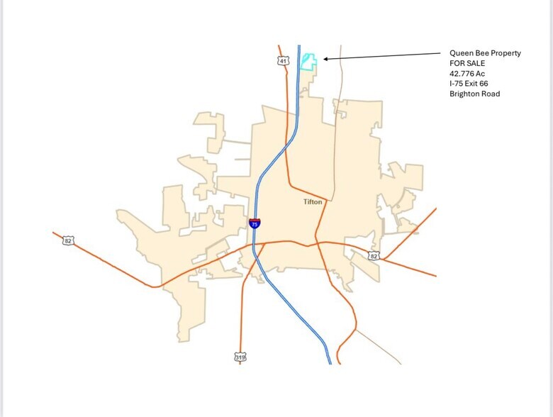 I-75 & Brighton Rd, Tifton, GA for sale - Building Photo - Image 3 of 8