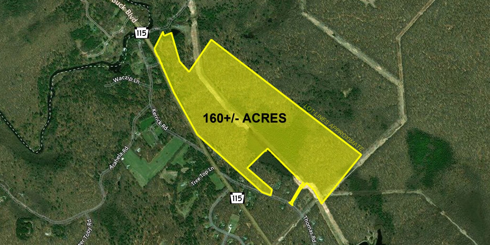 Rt 115, Blakeslee, PA 18610 Land for Sale