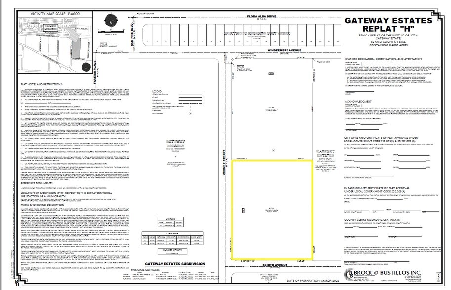 12400 Windermere Dr, El Paso, TX 79928 4.2 acres of land