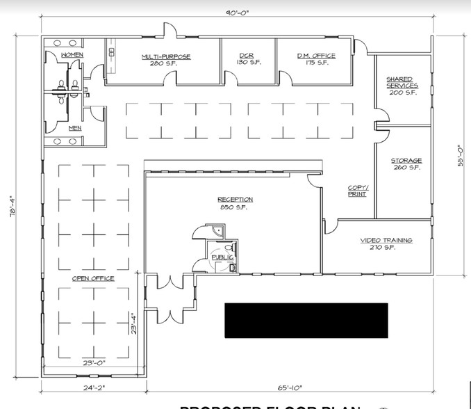 56492 Twenty Nine Palms Hwy, Yucca Valley, CA for sale - Floor Plan - Image 1 of 1