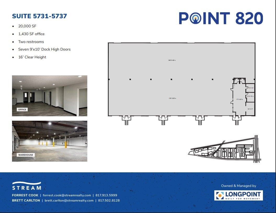 5721 E Rosedale St, Fort Worth, TX for lease Floor Plan- Image 1 of 1