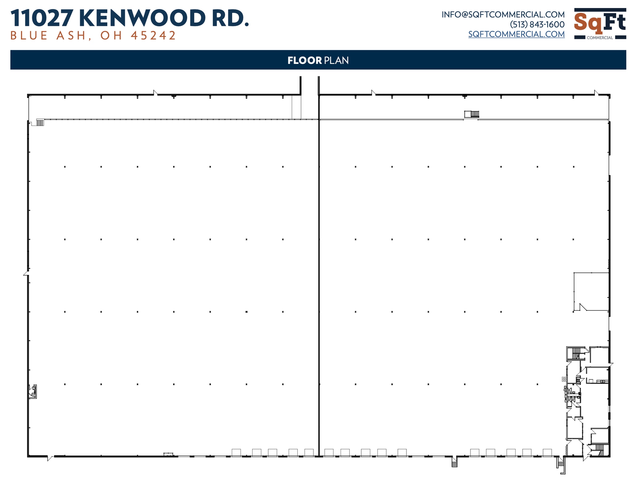11027 Kenwood Rd, Blue Ash, OH for lease Floor Plan- Image 1 of 2