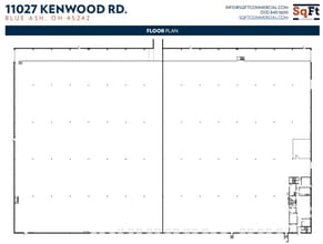 11027 Kenwood Rd, Blue Ash, OH for lease Floor Plan- Image 1 of 2